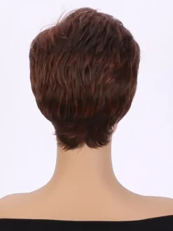 Fluffy Short Hair With Bangs Daily Synthetic Wig For Women 2026
