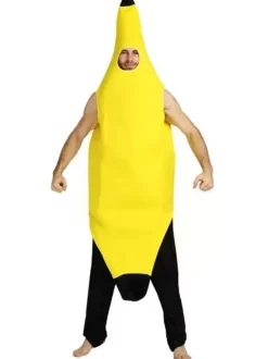 Food Costume Banana Adults Unisex Funny Fruit Costumes Carnival
