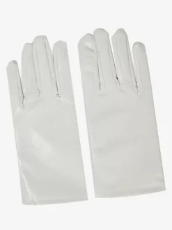 For Women Daily Casual White Leather Gloves