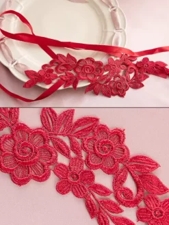 For Women Red Lace Lace