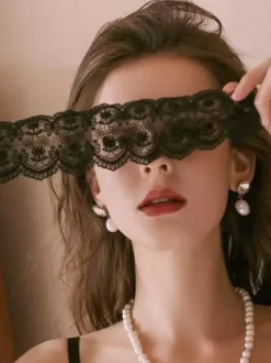 For Women Valentines' Black Lace Lace