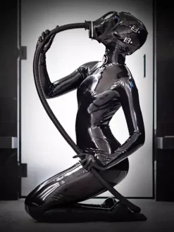 Full Body Latex Catsuit All-in-One Tight Fetish Wear