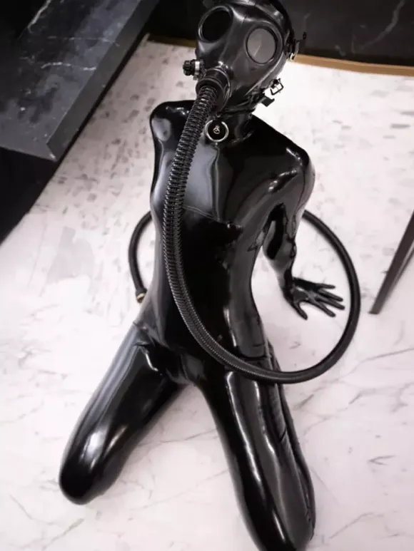 Full Body Latex Catsuit All-in-One Tight Fetish Wear