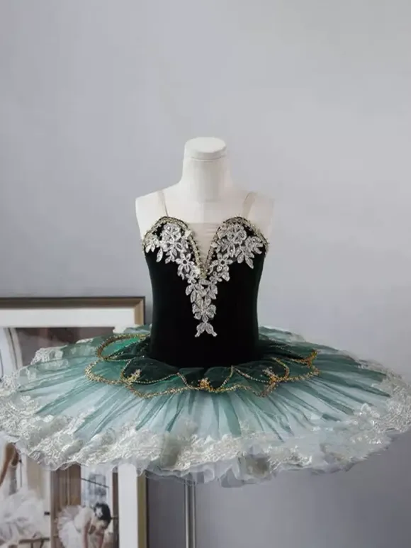 Girls Ballet Tutu Dress Fluffy Tulle Princess Dance Skirt Swan Lake Costume For Recital Performance And Ballet Class