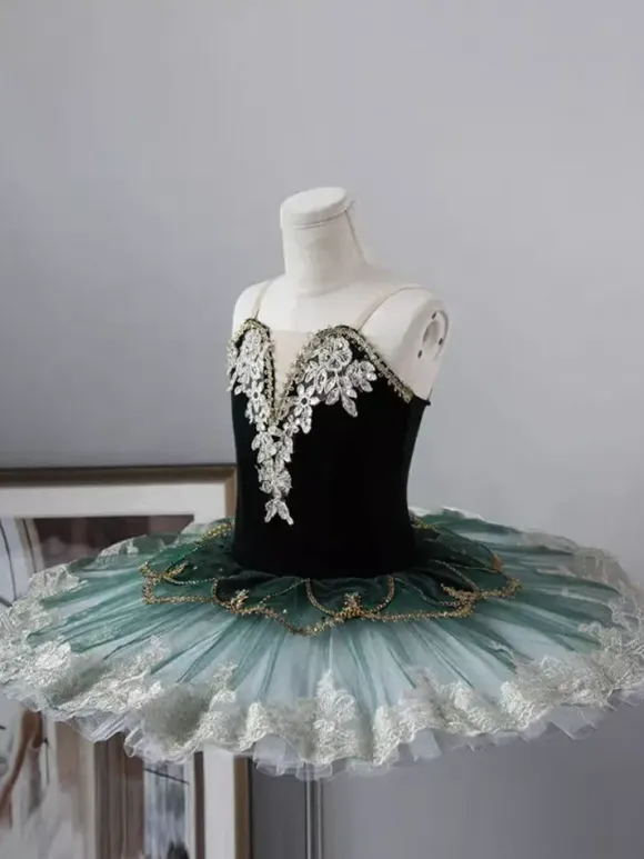 Girls Ballet Tutu Dress Fluffy Tulle Princess Dance Skirt Swan Lake Costume For Recital Performance And Ballet Class