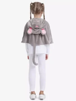 Girls Mouse Halloween Carvinal Costumes Cloak