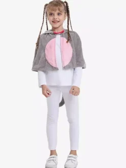 Girls Mouse Halloween Carvinal Costumes Cloak
