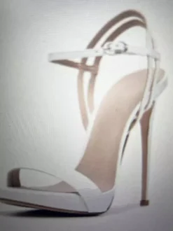 Gold High Heel Sandals Metallic Open Toe High Heel Prom Shoes