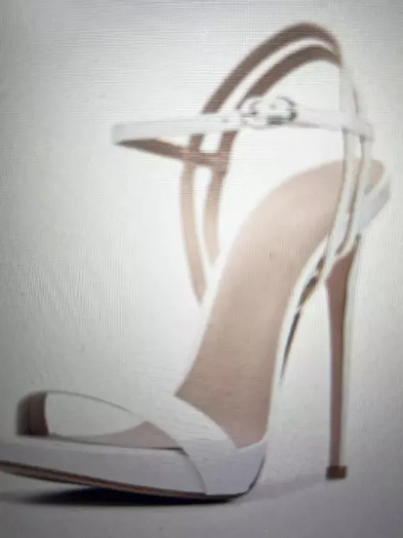 Gold High Heel Sandals Metallic Open Toe High Heel Prom Shoes