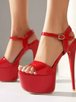 Gold Sexy Sandals Platform Open Toe High Heel Sandal Shoes