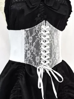 Gothic Lolita Accessories White Polyester Lace Miscellaneous
