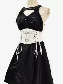 Gothic Lolita Accessories White Metal Details Lace up Grommets Miscellaneous