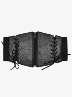 Gothic Lolita Accessories Black Lace Up Polyester Miscellaneous