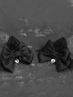 Gothic Lolita Accessories Black Accessory Bow Miscellaneous