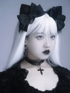 Gothic Lolita Accessories Black Accessory Bow Miscellaneous