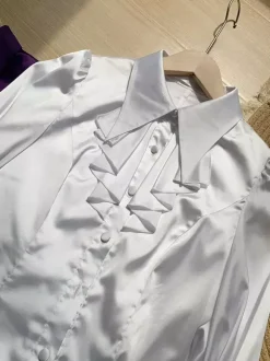 Gothic Lolita Blouses Ruffles Long Sleeves Lolita Top Blouse White Lolita Shirt