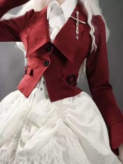 Gothic Lolita Blouses White Long Sleeves Lolita Top Ruffles Lolita Shirt