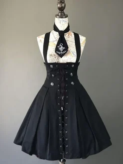 Gothic Lolita Corset Jumper Skirt Farron Covenant Lolita JSK