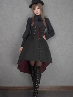 Gothic Lolita Corset Jumper Skirt Farron Covenant Lolita JSK