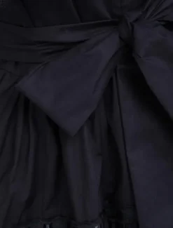 Gothic Lolita Dress JSK Black Ruffles Bow Lace Trim Lolita Jumper Skirt