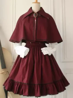 Gothic Lolita Dress Military Lolita Cross Regression Victorian Vintage SK Lolita Skirt