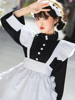 Gothic Lolita Dresses Ruffles Black