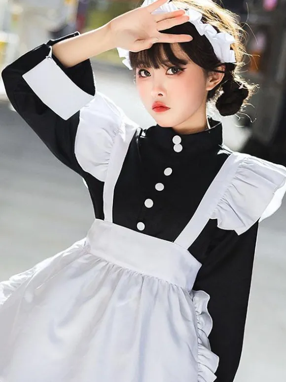 Gothic Lolita Dresses Ruffles Black
