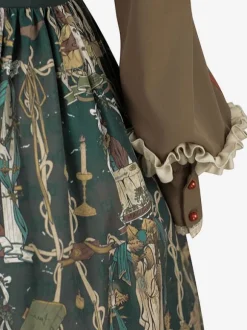 Gothic Lolita Outfits Dark Green Skeleton Long Sleeves Accessory