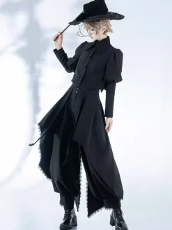 Gothic Lolita Pant Lace Ruffles Black Lolita Trousers