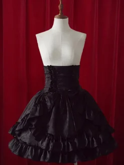 Gothic Lolita SK Fantastic Layered Ruffles Cotton Lolita Skirts