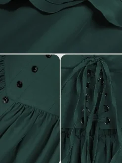 Gothic Lolita SK Ruffles Coffee Brown Lolita Skirts