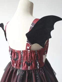 Gothic Lolita Wings Infanta Black Tweed Lolita Accessories