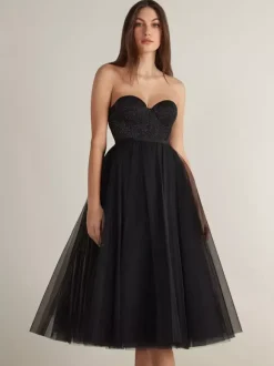 Gothic Wedding Dresses Lace A-Line Sleeveless Tea-Length Bridal Gown Free Customization