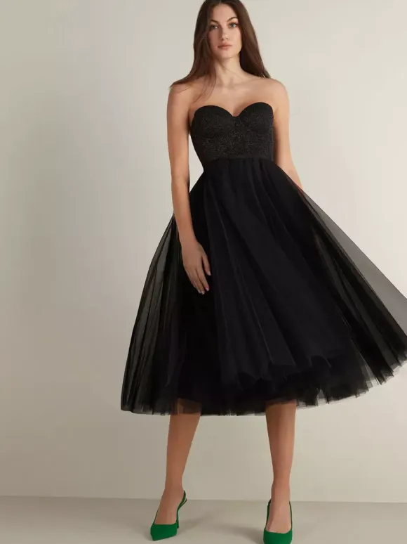 Gothic Wedding Dresses Lace A-Line Sleeveless Tea-Length Bridal Gown Free Customization
