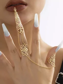 Gothic Finger Nail Tip Claw Knuckle Finger Ring For Women 2026