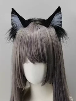 Gothic Lolita Accessories Black+White Accessory Color Block Miscellaneous