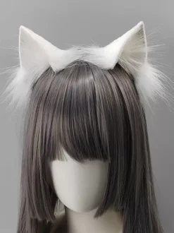 Gothic Lolita Accessories Black+White Accessory Color Block Miscellaneous