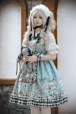 Gothic Lolita Bag White Spandex Bows Lace Polyester Fiber Cross-body Bag Lolita Accessories