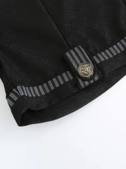 Gothic Lolita Bloomers Black Straight Lolita Shorts