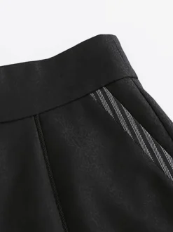 Gothic Lolita Bloomers Black Straight Lolita Shorts