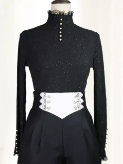 Gothic Lolita Bloomers Black Lace Straight Lolita Pant