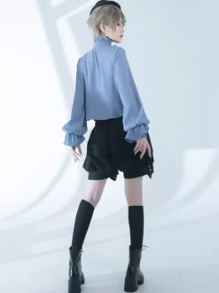 Gothic Lolita Bloomers Bows Black Lolita Shorts