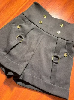 Gothic Lolita Bloomers Straight Black Lolita Shorts