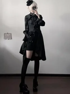 Gothic Lolita Bloomers Straight Black Lolita Shorts