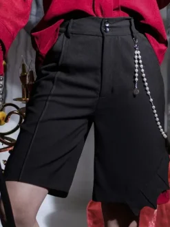 Gothic Lolita Bloomers Straight Red Lolita Shorts