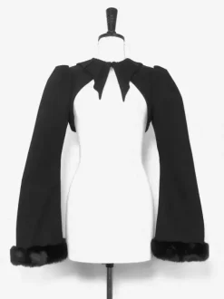 Gothic Lolita Coats Black Coat Overcoat Polyester Winter Lolita Outwears