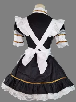 Gothic Lolita Dresses Lace Ruffles Black Black