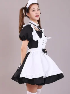 Gothic Lolita Dresses Ruffles Black Black