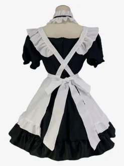 Gothic Lolita Dresses Ruffles Black Black