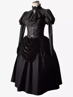 Gothic Lolita Dress Moonlight Castle Countess Victoria Dark Palace Style Cosplay costumes